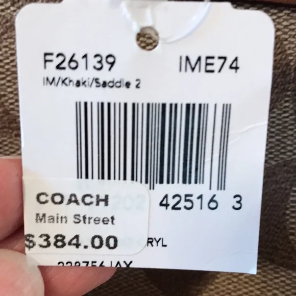 Coach F26139 Mini Brooke CarryAll Signature Coated Canvas Leather Purse - NWT - Picture 16 of 16